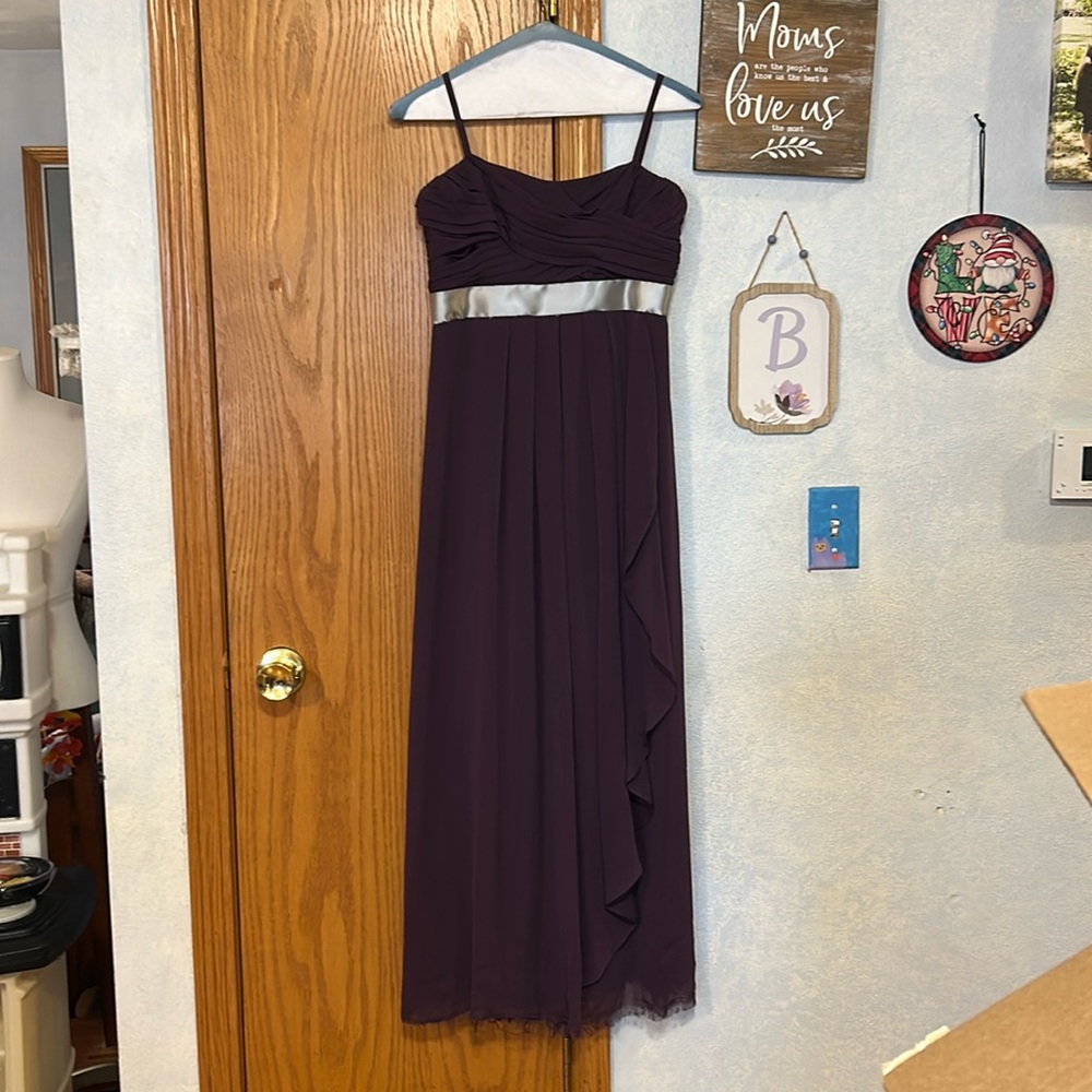 David’s Bridal Purple Formal Dress- Girls Size 16